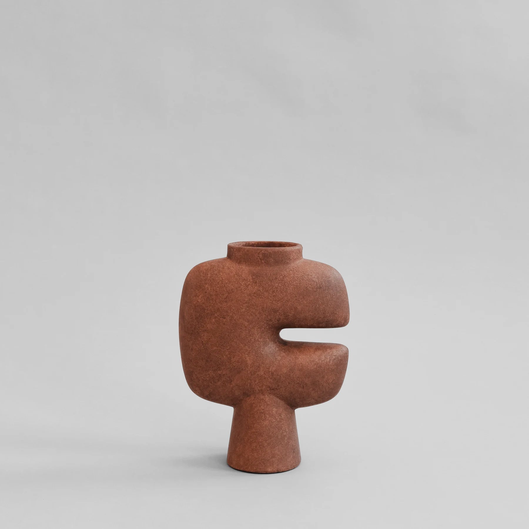 Tribal Vase, Medio - Terracotta – Italian Luxury Interiors