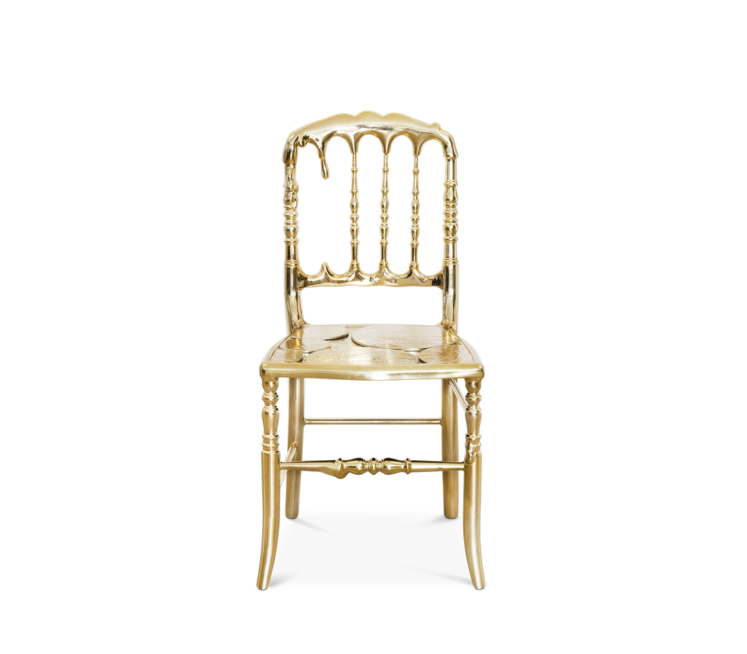 emporium chair Chairs & Stools Boca Do Lobo Polished Brass