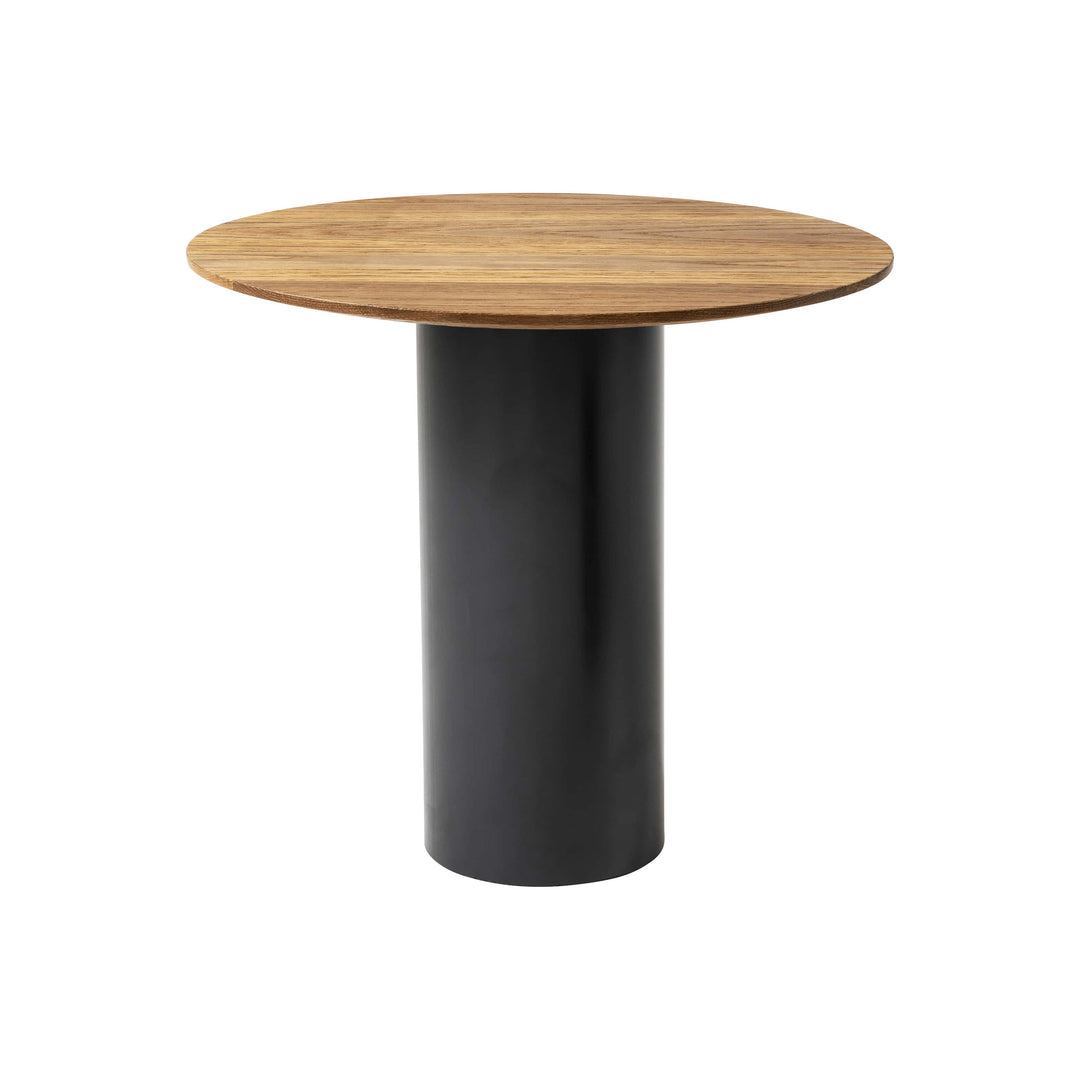 Mush Side Table Accent Tables Cappellini Cognac Solid Oak / 04 Matt Black Large: 18.5 in height