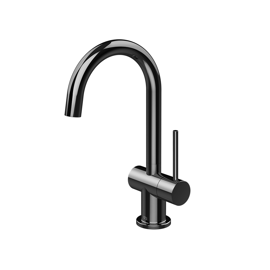 Gessi Oxygene Sink Mixer - 00915 Showers GESSI Black Metal PVD
