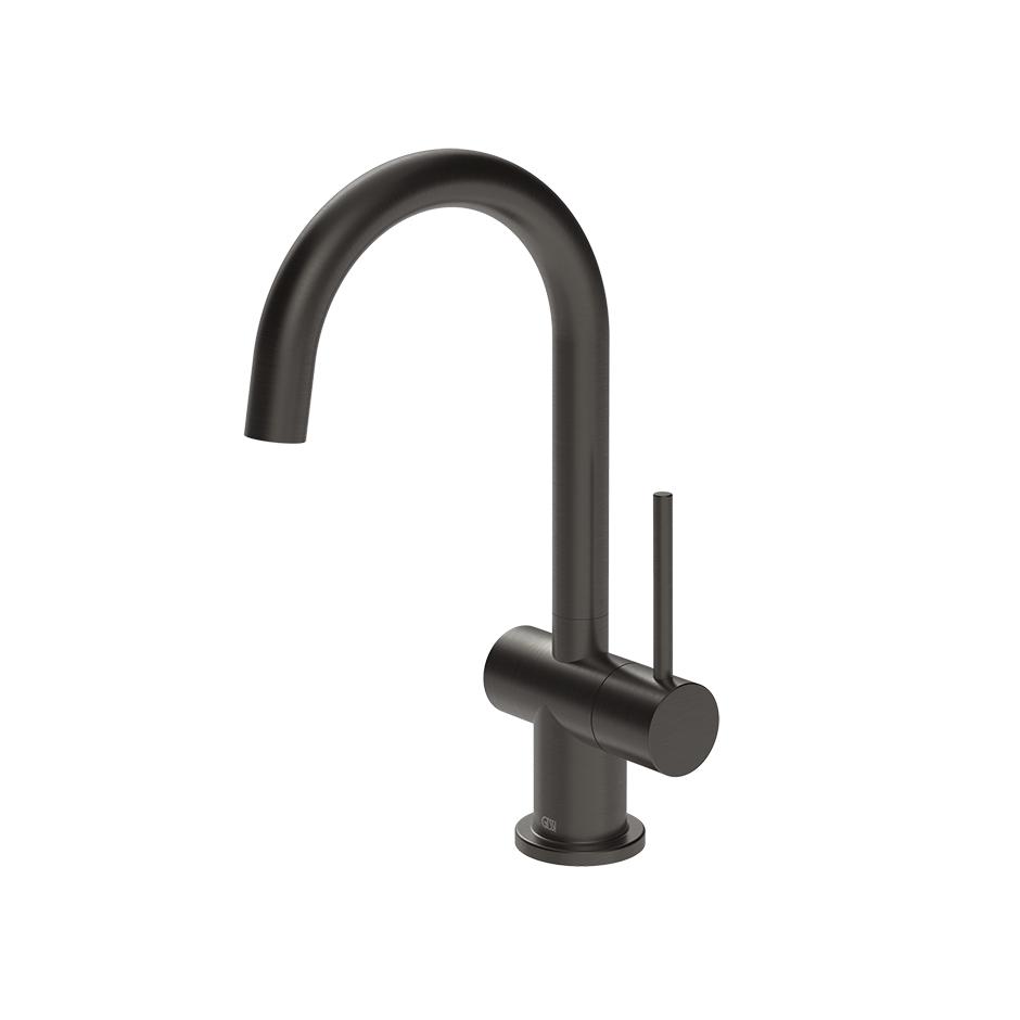 Gessi Oxygene Sink Mixer - 00915 Showers GESSI Black Metal Brushed PVD