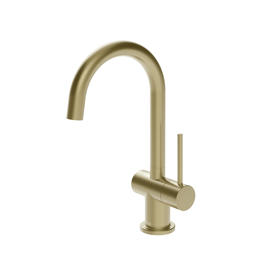 Gessi Oxygene Sink Mixer - 00915 Showers GESSI Brass Brushed PVD
