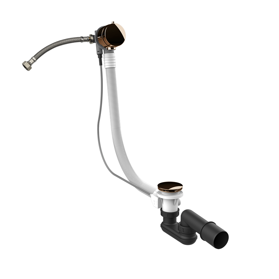 Gessi Polyethylene Column Bath Waste - 01080 Showers GESSI Copper PVD