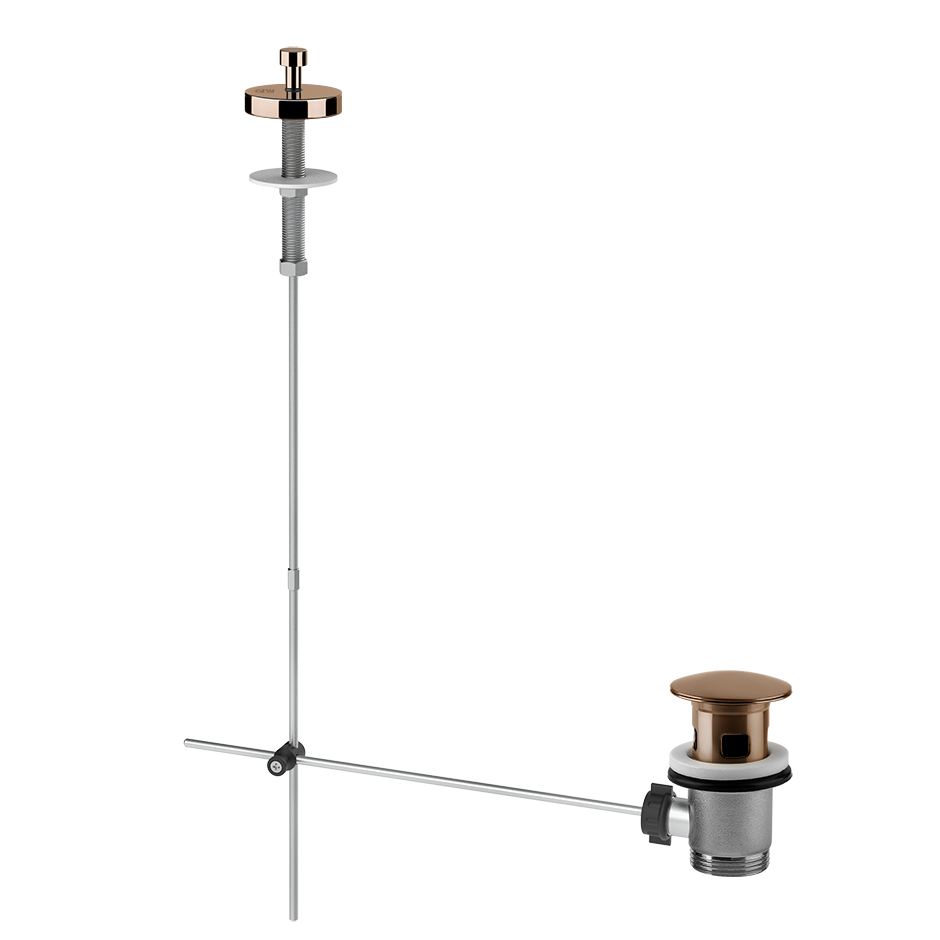 Gessi Basin Pop-Up Waste Rough - 01350 Showers GESSI Copper PVD