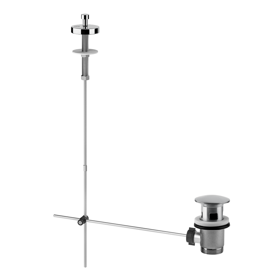 Gessi Basin Pop-Up Waste Rough - 01350 Showers GESSI Chrome