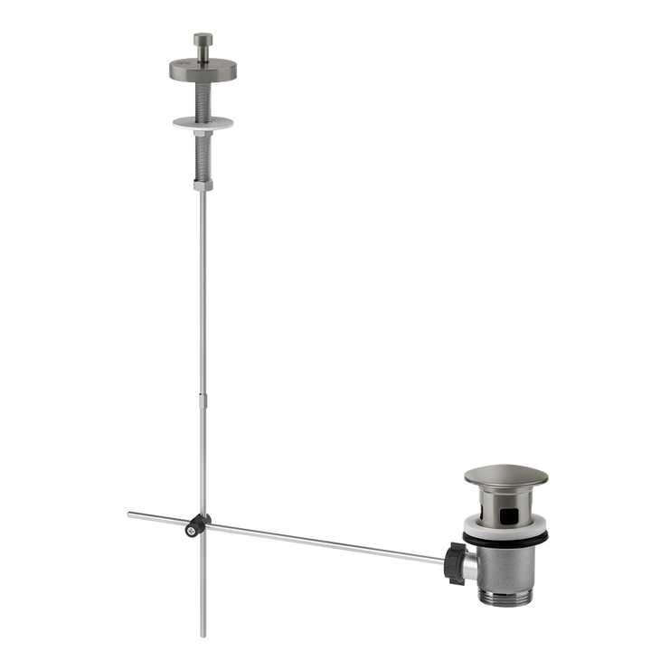 Gessi Basin Pop-Up Waste Rough - 01350 Showers GESSI Chrome Brushed