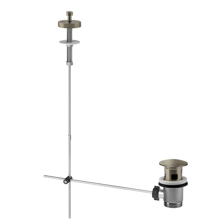 Gessi Basin Pop-Up Waste Rough - 01350 Showers GESSI Finox Brushed Nickel