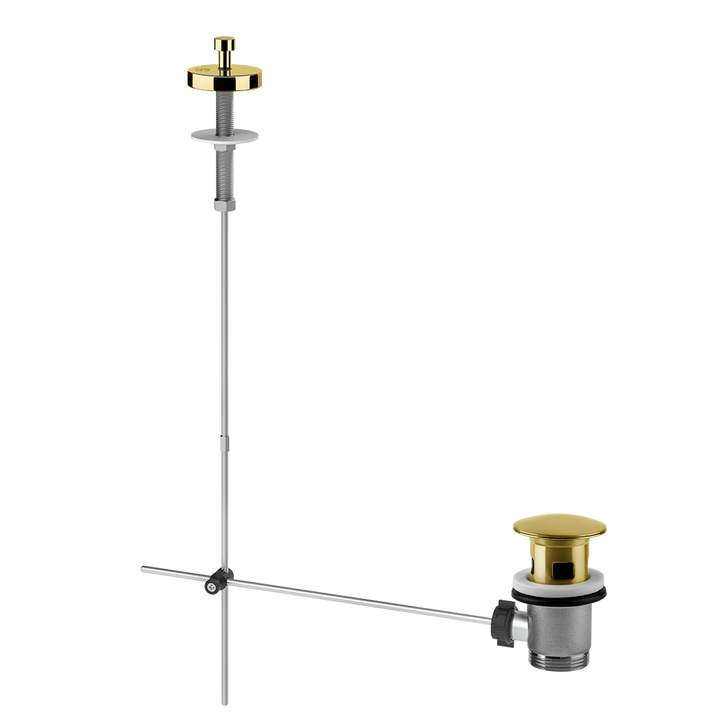 Gessi Basin Pop-Up Waste Rough - 01350 Showers GESSI Gold PVD