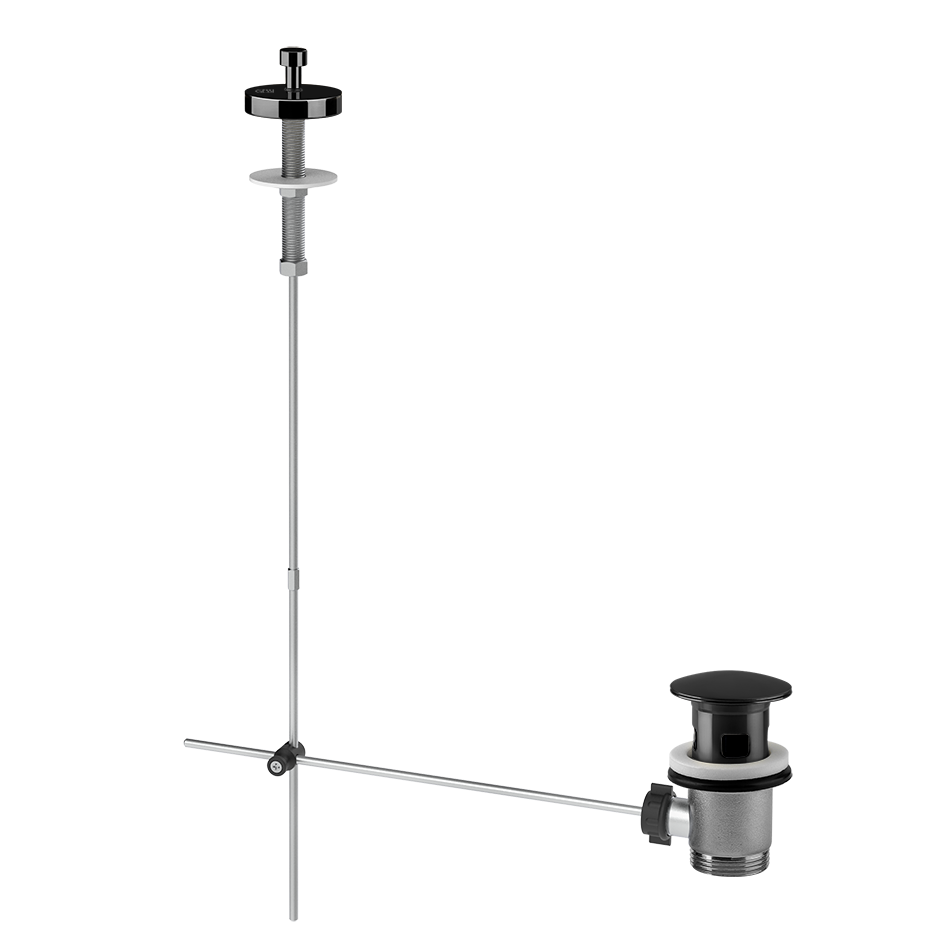 Gessi Basin Pop-Up Waste Rough - 01350 Showers GESSI Black Metal PVD