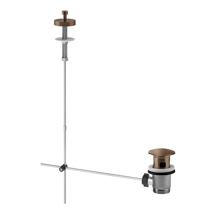 Gessi Basin Pop-Up Waste Rough - 01350 Showers GESSI Copper Brushed PVD