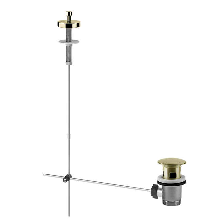 Gessi Basin Pop-Up Waste Rough - 01350 Showers GESSI Brass PVD