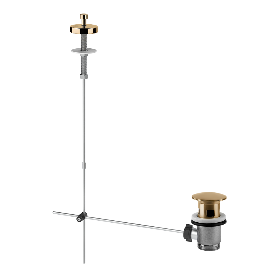 Gessi Basin Pop-Up Waste Rough - 01350 Showers GESSI Warm Bronze PVD