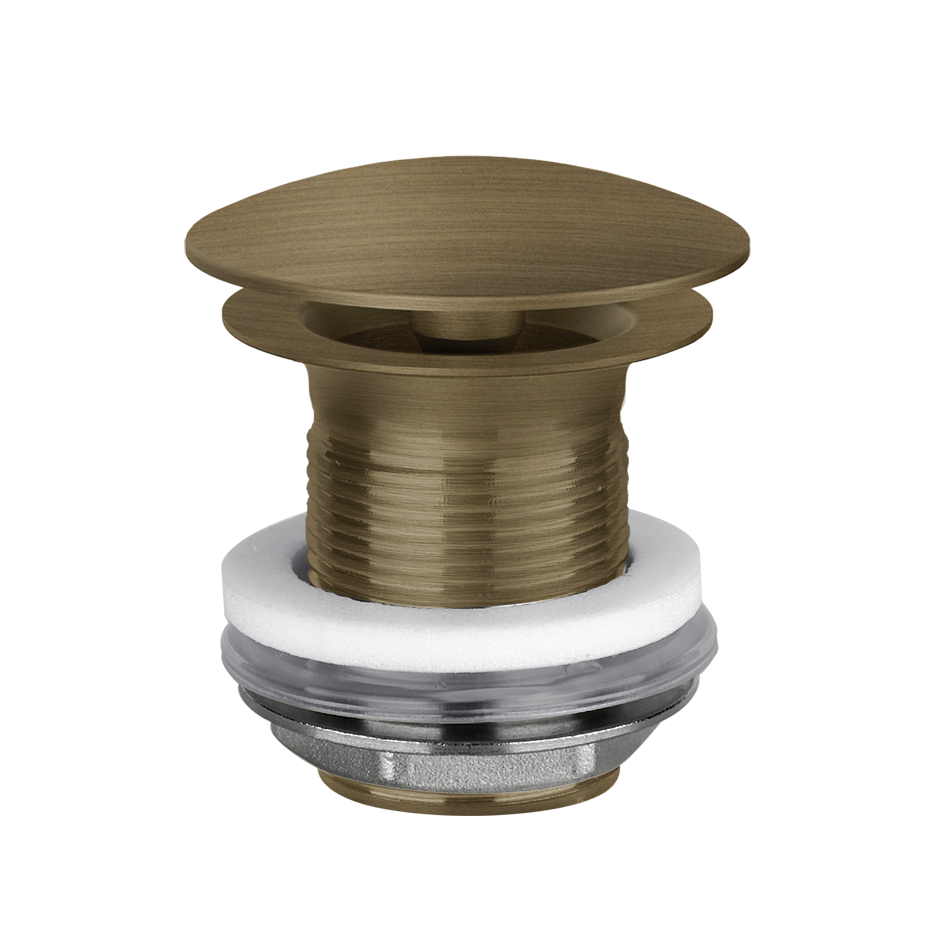 Gessi Basin Waste Rough - 01376 Showers GESSI Antique Brass