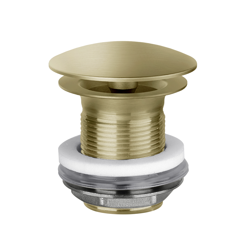 Gessi Basin Waste Rough - 01376 Showers GESSI Brass Brushed PVD