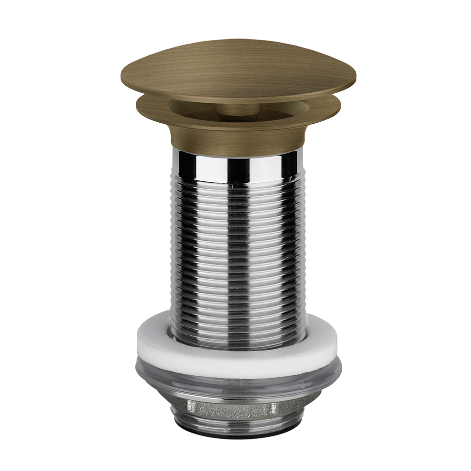 Gessi Basin Waste Rough - 01391 Showers GESSI Antique Brass