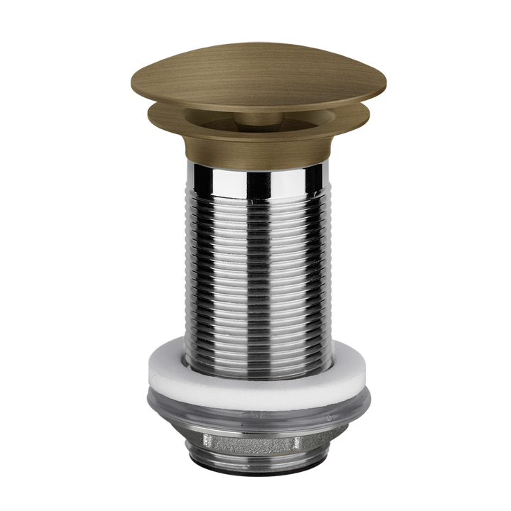 Gessi Basin Waste Rough - 01391 Showers GESSI Antique Brass