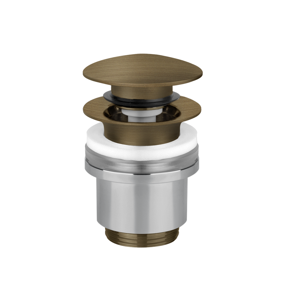 Gessi Basin Waste Rough - 01408 Showers GESSI Antique Brass
