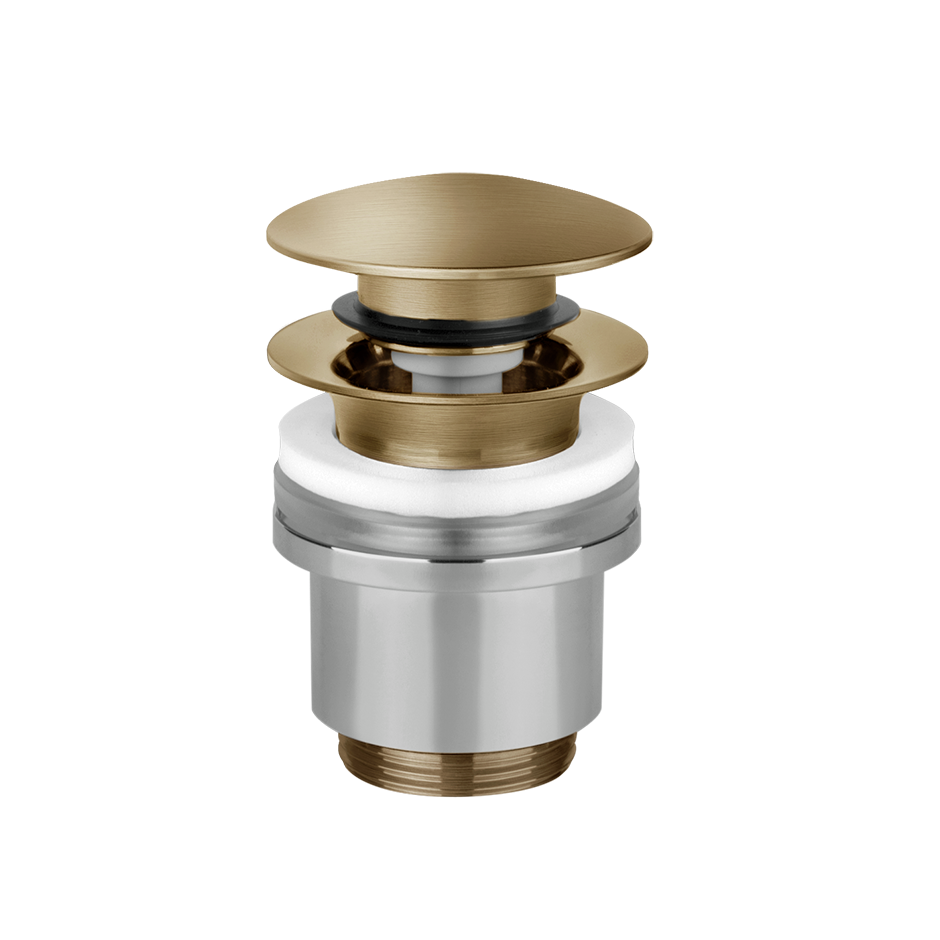 Gessi Basin Waste Rough - 01408 Showers GESSI Warm Bronze Brushed PVD