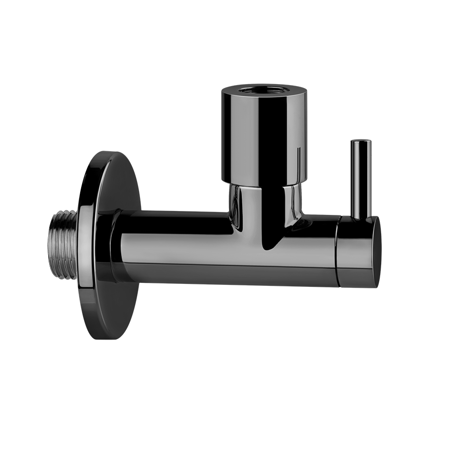 Gessi Under Basin Mixer - 01411 Bathroom Accessories GESSI Black Metal PVD