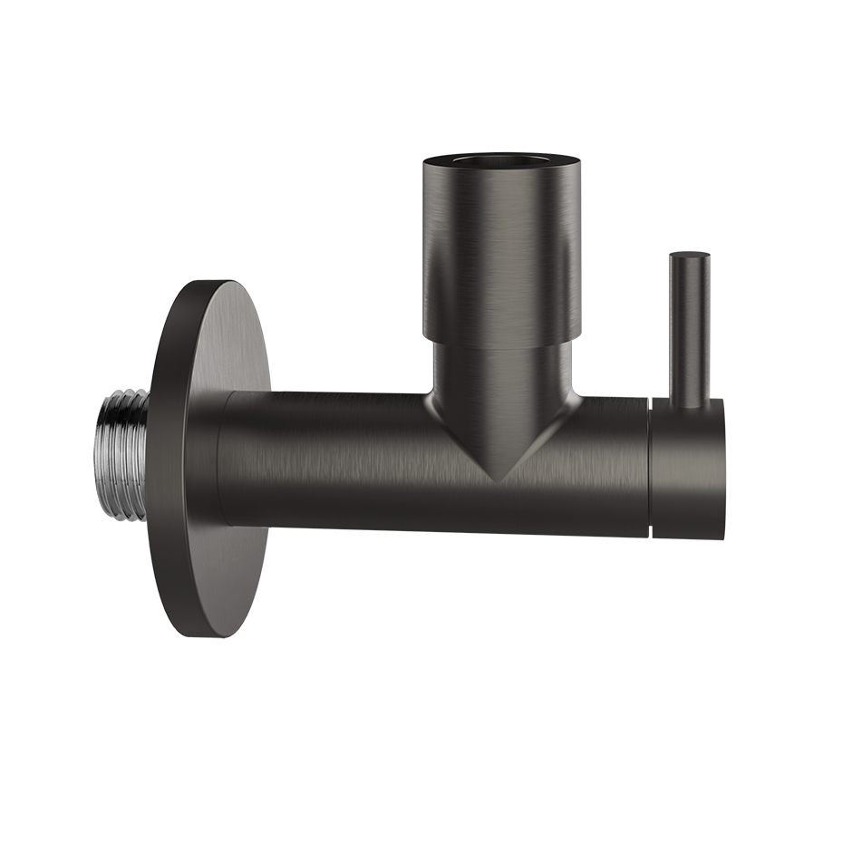 Gessi Under Basin Mixer - 01411 Bathroom Accessories GESSI Black Metal Brushed PVD