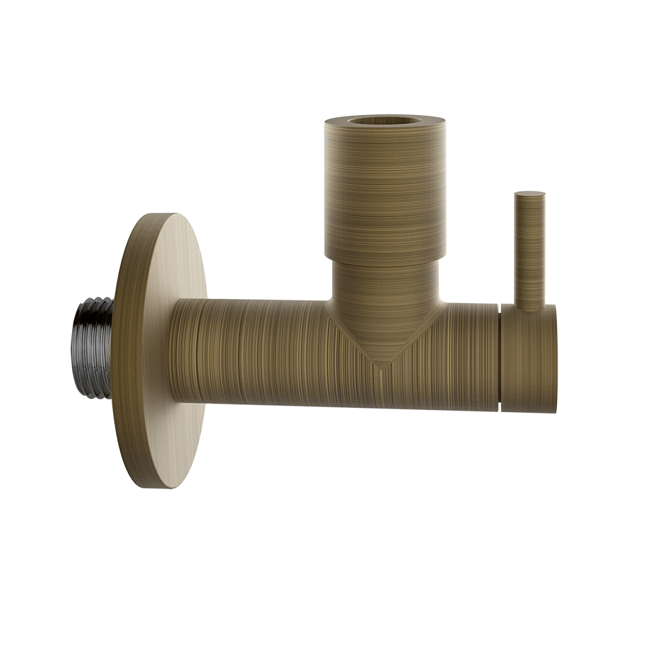 Gessi Under Basin Mixer - 01411 Bathroom Accessories GESSI Antique Brass