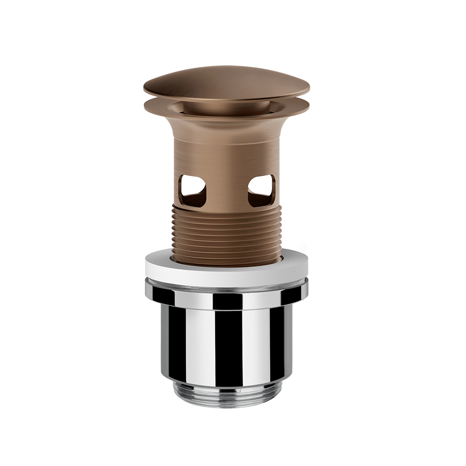 Gessi Basin Waste Rough - 01422 Showers GESSI Copper Brushed PVD