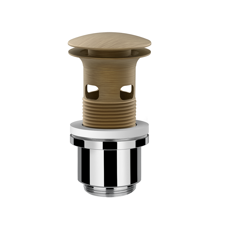 Gessi Basin Waste Rough - 01422 Showers GESSI Antique Brass