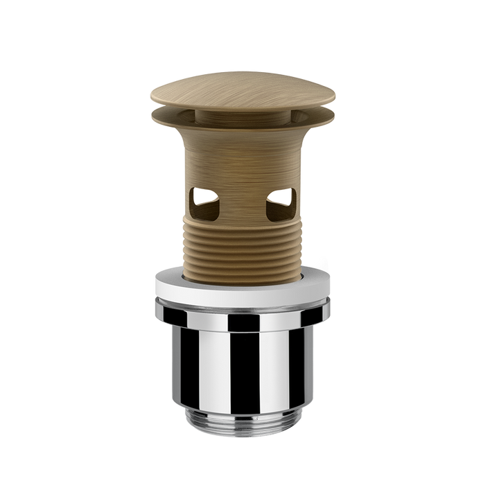 Gessi Basin Waste Rough - 01422 Showers GESSI Antique Brass