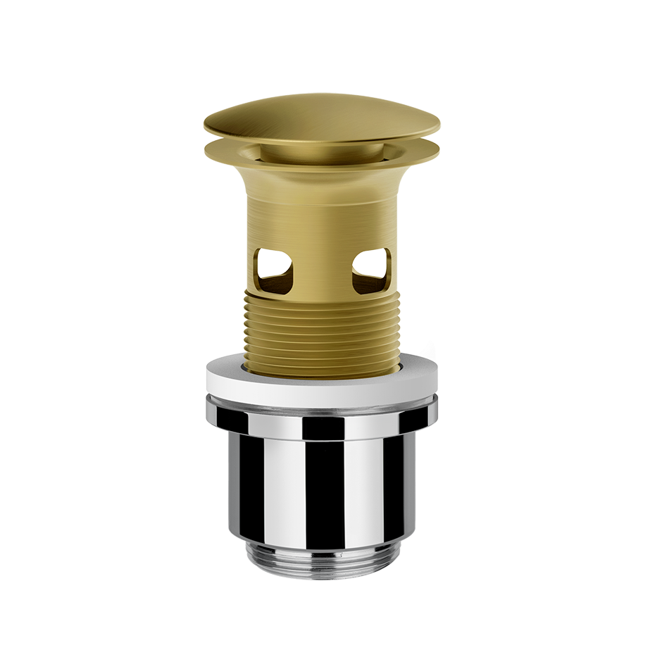 Gessi Basin Waste Rough - 01422 Showers GESSI Gold Brushed PVD