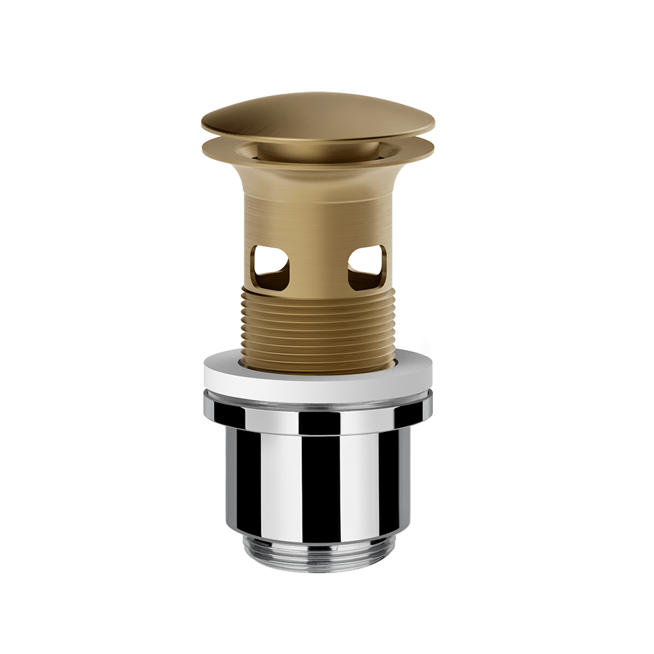 Gessi Basin Waste Rough - 01422 Showers GESSI Warm Bronze Brushed PVD