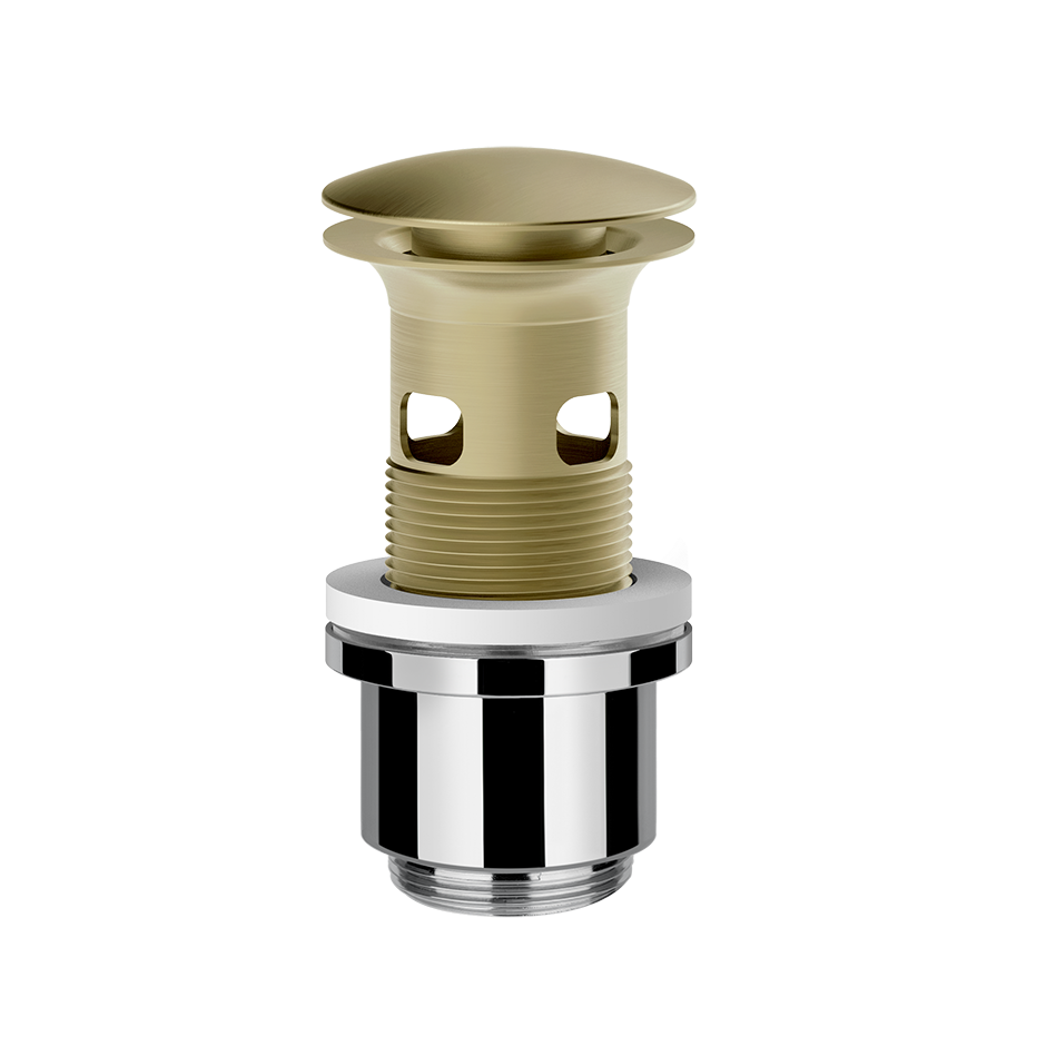 Gessi Basin Waste Rough - 01422 Showers GESSI Brass Brushed PVD