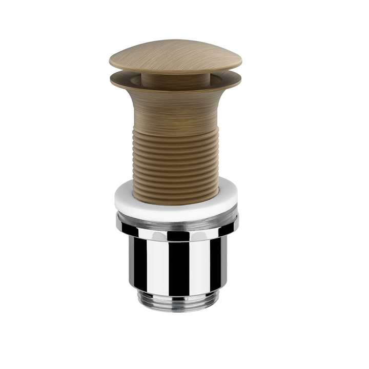 Gessi Basin Waste Rough - 01423 Showers GESSI Antique Brass