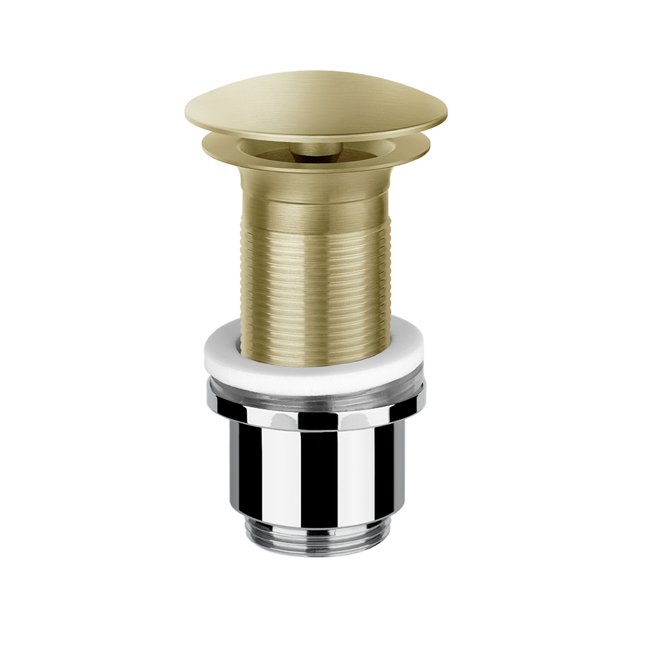 Gessi Basin Waste Rough - 01423 Showers GESSI Brass Brushed PVD
