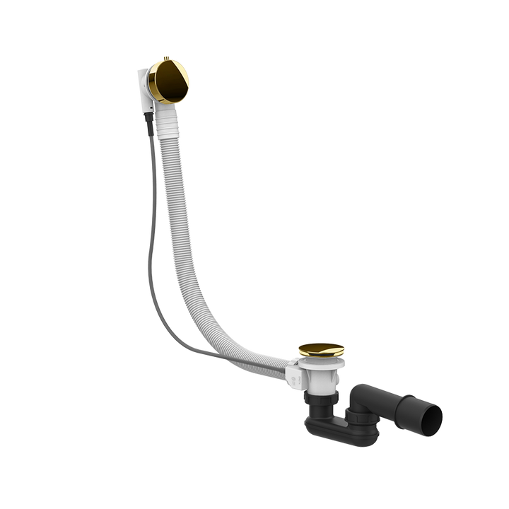 Gessi Polyethylene Column Bath Waste - 01452 Showers GESSI Gold PVD