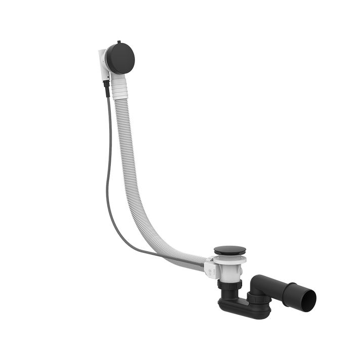 Gessi Polyethylene Column Bath Waste - 01452 Showers GESSI Matte Black