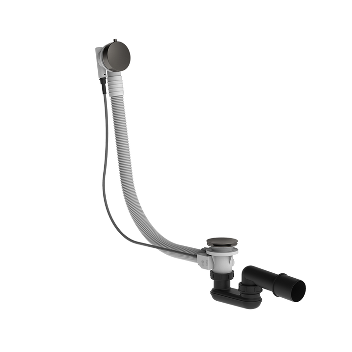 Gessi Polyethylene Column Bath Waste - 01452 Showers GESSI Black Metal Brushed PVD