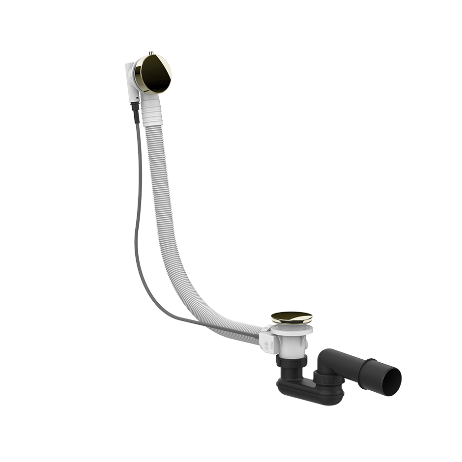 Gessi Polyethylene Column Bath Waste - 01452 Showers GESSI Nickel PVD