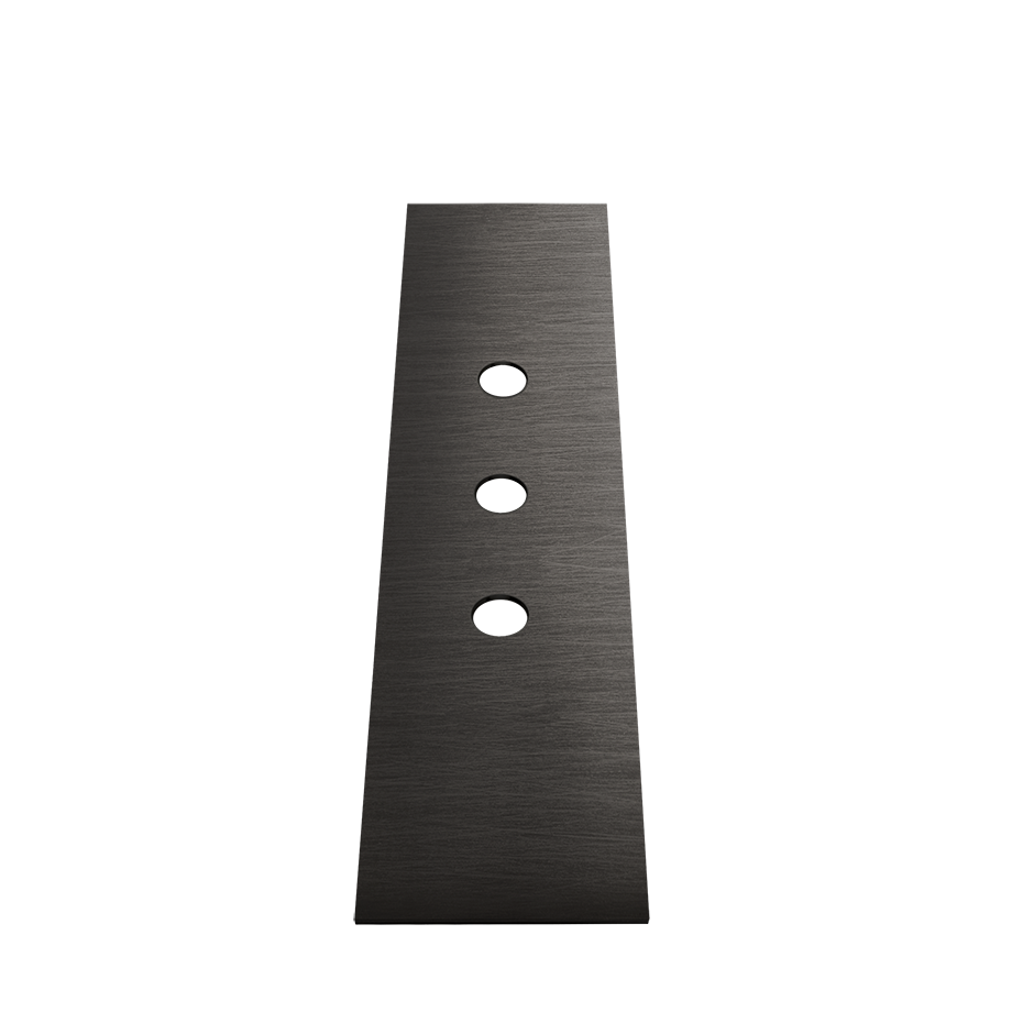 Anello Finishing Plate - 01663 Bathroom Accessories GESSI Black Metal Brushed PVD