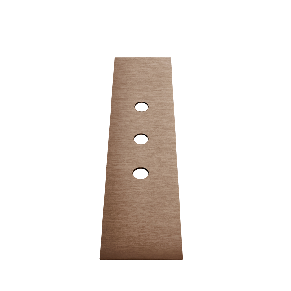 Anello Finishing Plate - 01663 Bathroom Accessories GESSI Copper Brushed PVD