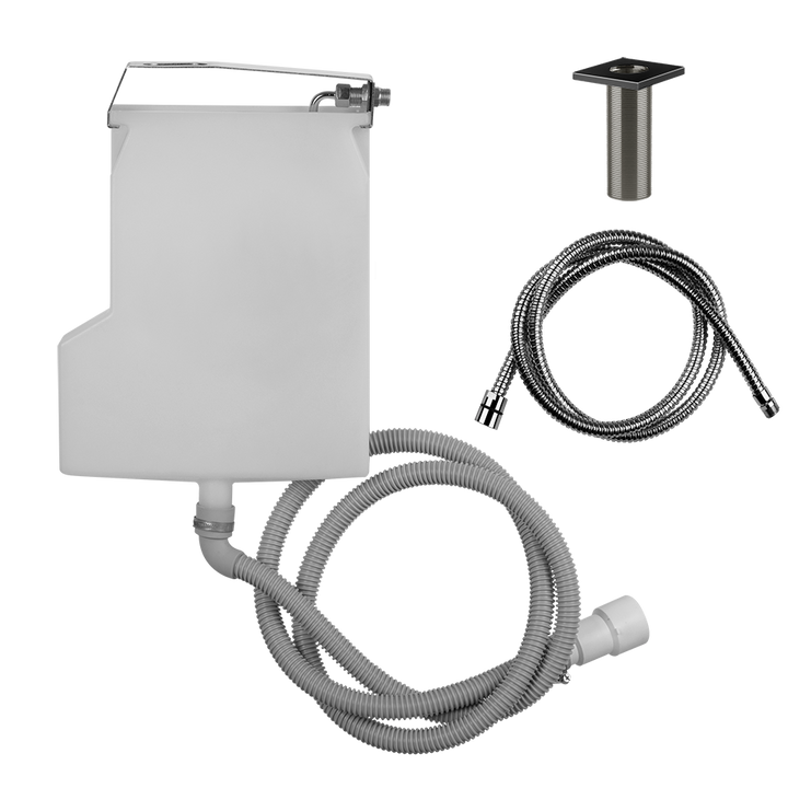 Rettangolo Handshower Kit Rough - 01767 Bathroom Accessories GESSI Black Metal PVD