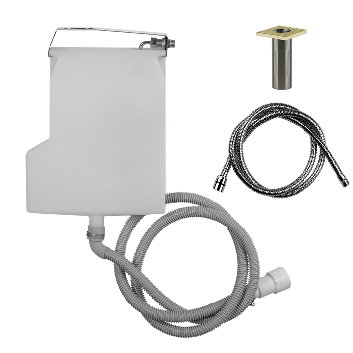 Rettangolo Handshower Kit Rough - 01767 Bathroom Accessories GESSI Brass PVD