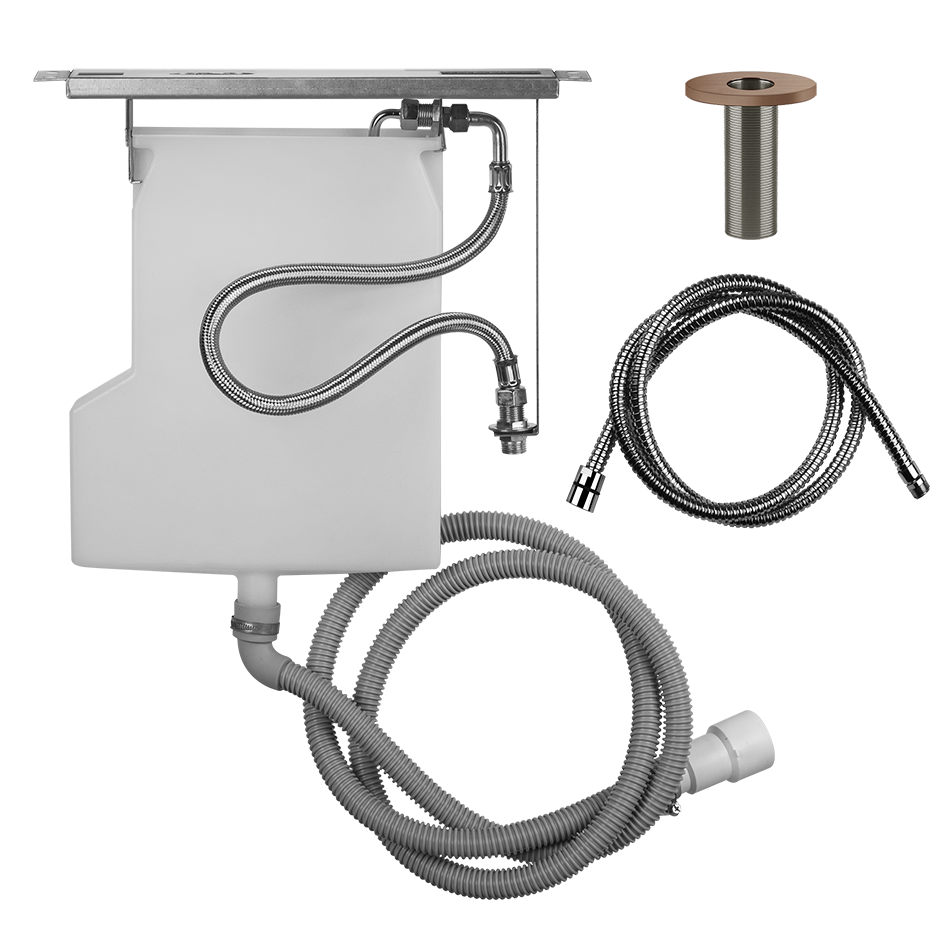 Anello Handshower Drain Kit Rough - 01785 Bathroom Accessories GESSI Copper Brushed PVD