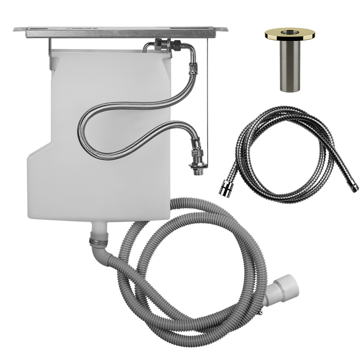 Anello Handshower Drain Kit Rough - 01785 Bathroom Accessories GESSI Brass PVD