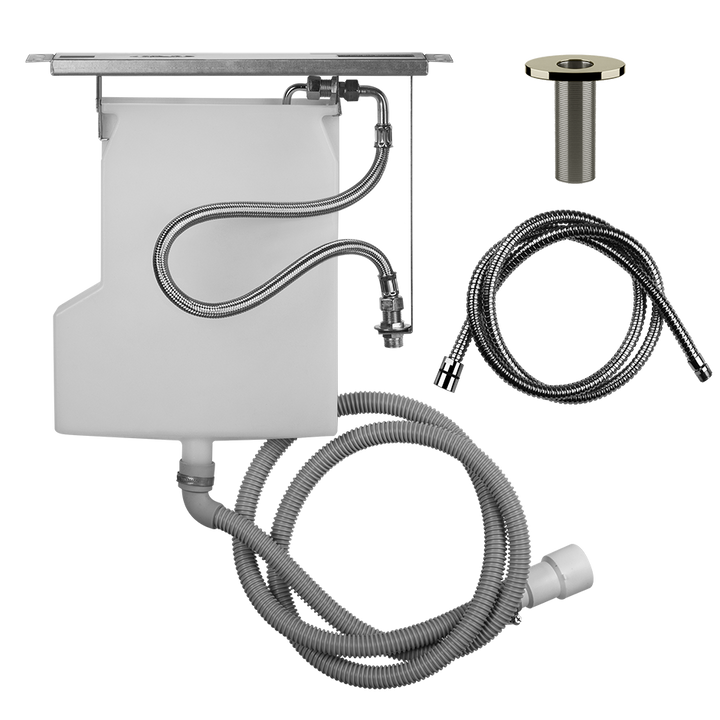 Anello Handshower Drain Kit Rough - 01785 Bathroom Accessories GESSI Nickel PVD