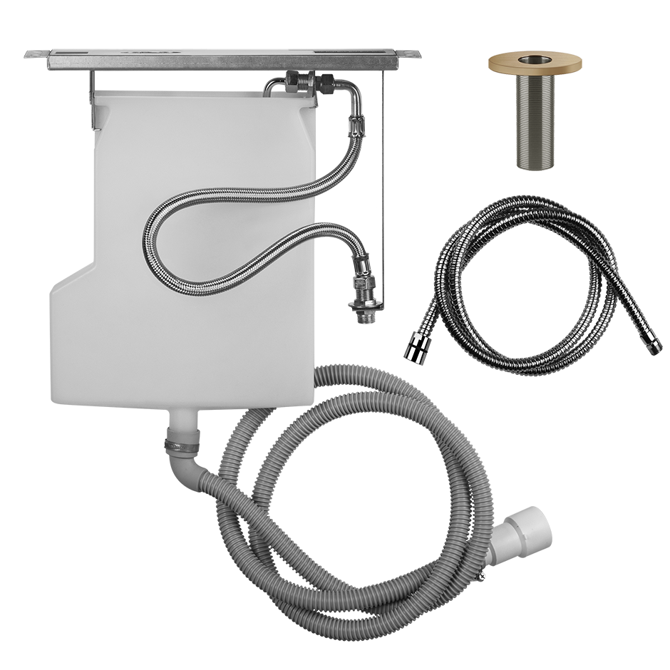 Anello Handshower Drain Kit Rough - 01785 Bathroom Accessories GESSI Warm Bronze Brushed PVD