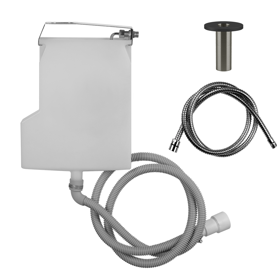 Anello Handshower Drain Kit Rough - 01786 Bathroom Accessories GESSI Matte Black