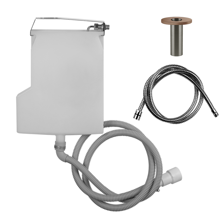 Anello Handshower Drain Kit Rough - 01786 Bathroom Accessories GESSI Copper Brushed PVD