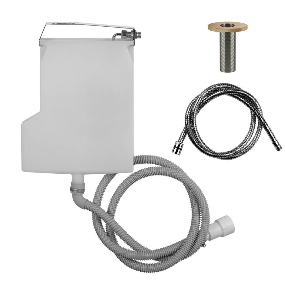 Anello Handshower Drain Kit Rough - 01786 Bathroom Accessories GESSI Warm Bronze Brushed PVD