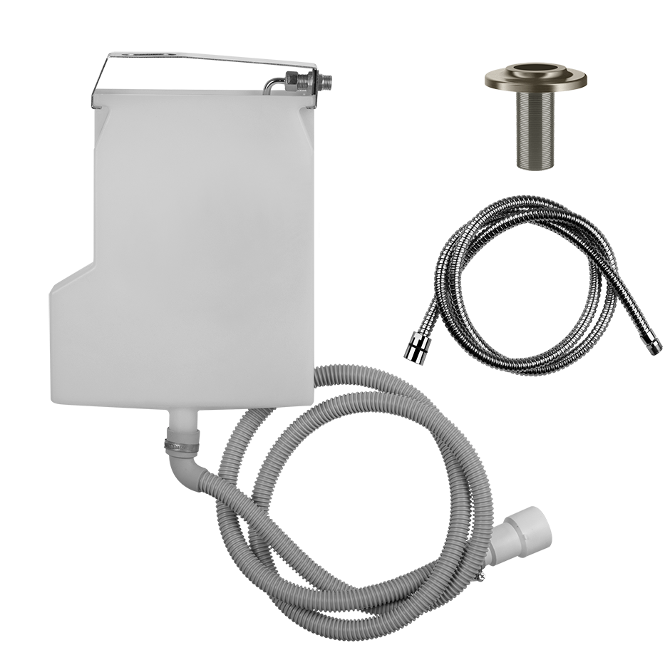 Inciso Handshower Kit Rough - 01814 Bathroom Accessories GESSI Finox Brushed Nickel