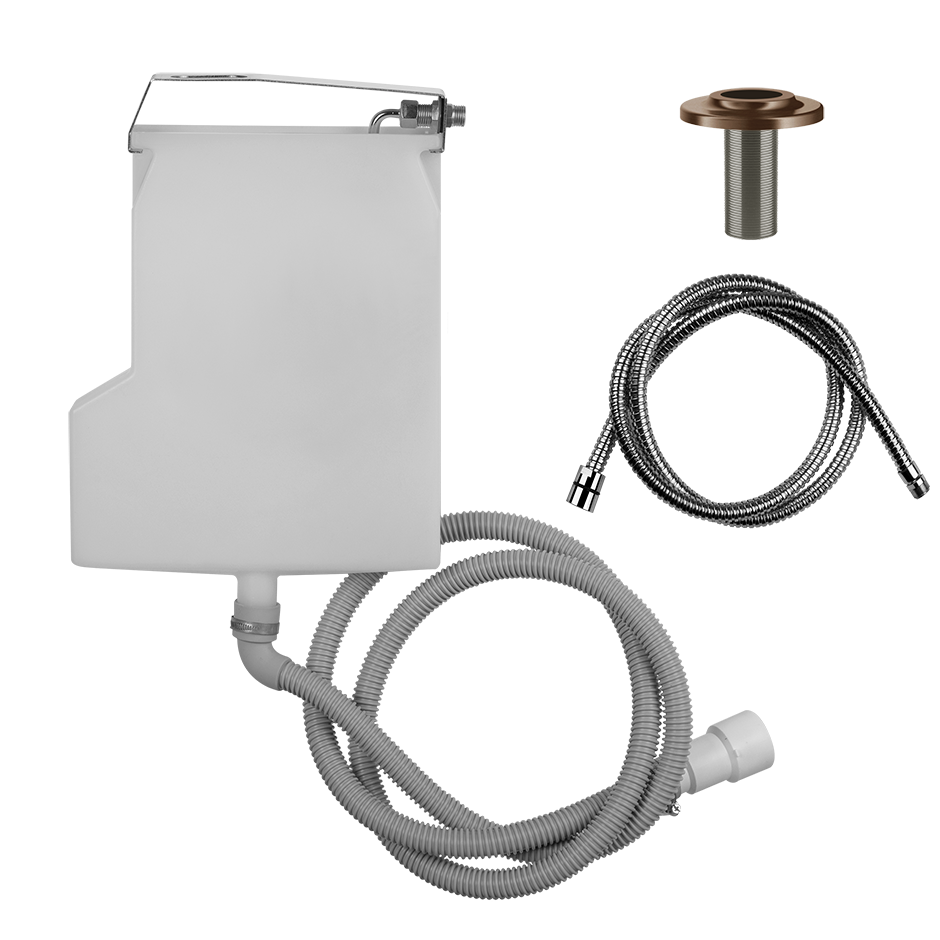 Inciso Handshower Kit Rough - 01814 Bathroom Accessories GESSI Copper Brushed PVD